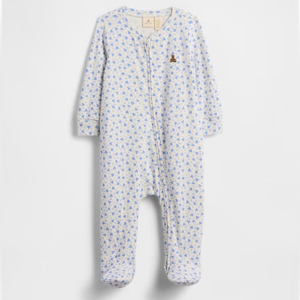 Baby GAP Baby Print Two-Way Zip One-Piece 3-6 months new sealed